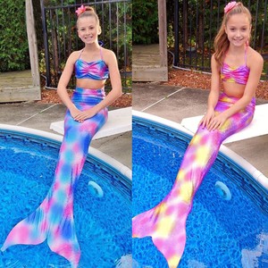 mermaid tail and swimsuit