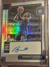 Bennedict Mathurin 2022- 2023 Donruss Optic Signature Series Holo RC Rookie Auto