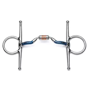 Cavalon Full Cheek Low Port Capsule Sweet Iron Snaffle Bit - Picture 1 of 2