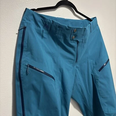 Pantalones Patagonia Stormstride para mujer GRANDES azules impermeables H2 sin carcasa NUEVOS $449 Foto 1 de 4