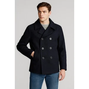 Polo Jeans Company Ralph Lauren Navy Peacoat - 70% Wolle 30% Nylon - Medium Y2K - Bild 1 von 11