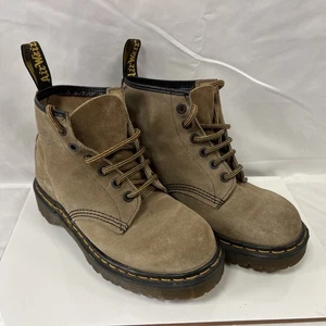 Dr. Martens Air Wair Shade Leather Light Brown Boots UK Size 7 - Picture 1 of 7