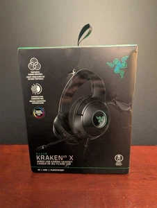Razer Kraken V3 X Cuffie da gioco USB cablate: suono surround - Chroma RGB - Nero - Foto 1 di 6