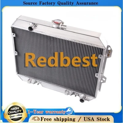 Radiador de aluminio CC634 para Nissan Datsun 280Z/280ZX 1975-1983 2,8 L l6 3 filas Foto 1 de 4