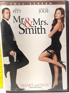 Mr. & Mrs. Smith - DVD  - Angelina Jolie, Brad Pitt Disk only - Picture 1 of 2