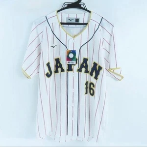 Camiseta deportiva blanca Mizuno Shohei Ohtani 2023 CMB JAPÓN réplica uniforme local 16 con etiqueta - Imagen 1 de 8