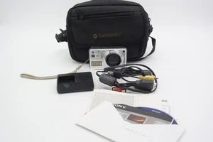 Sony Cyber-shot DSC-W230 12.1MP Digitalkamera silber getestet - mit Ladegerät - Bild 1 von 9