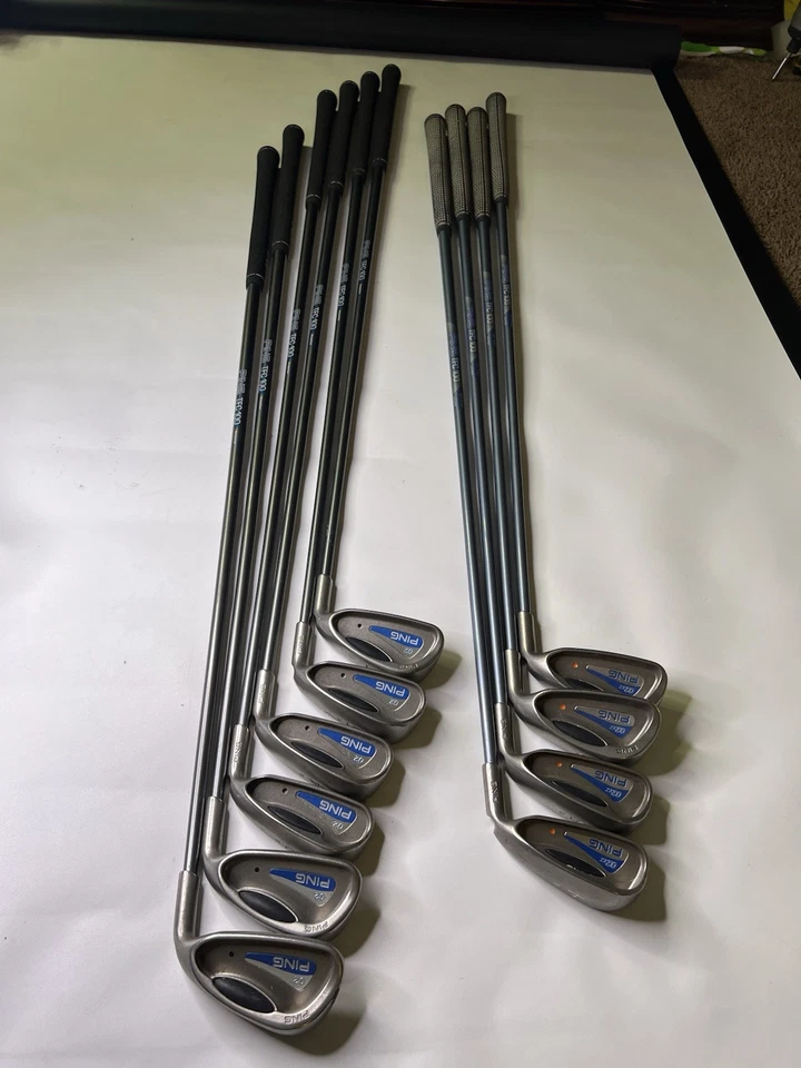 Ping G2 G2EZ Iron Set RH Cushin Steel Shafts Original Grips Golf Clubs Lot 10 - Image 1 of 4