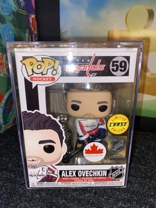 Funko pop NHL #59 Alexander Ovechkin Canadian chase With Stanley Cup - Picture 1 of 2