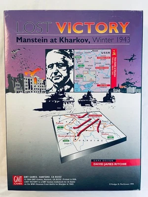 Lost Victory: Manstein at Kharkov GMT 1994 UNPUNCHED MINT - Image 1 of 4