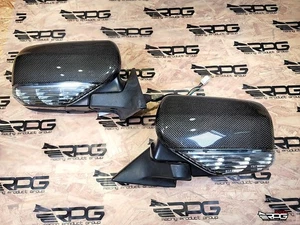 RPG Carbon Mirror Cover for 03 04 05 06 07 08 Subaru Forester SG9 USDM XT STi - Picture 1 of 14