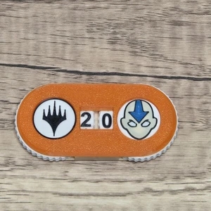 Magic The Gathering Life Counter 3d Printed PETG Avatar: The Last Airbender  - Bild 1 von 2