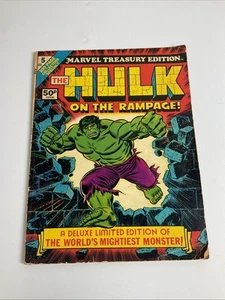 The Incredible Hulk on the Rampage. Marvel Treasury Edition #5 c.1975 - Picture 1 of 19