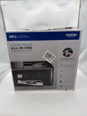 Impressora All-in-One Jato de Tinta Colorida Sem Fio Brother MFC-J1010DW com Dispositivo Móvel - Imagem 1 de 4