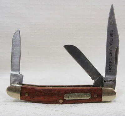 Cuchillo Schrade Old Timer 17-26 3 hojas edición limitada 2017 Foto 1 de 3