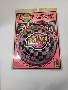 BRAND NEW VINTAGE 1989 BALZAC BALL SEALED MILTON BRADLEY BALLON MAGIC ACTION - Picture 1 of 2