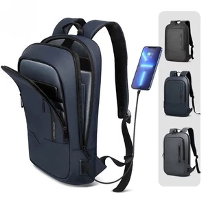 Schlanker Rucksack Für Herren Damen 15,6 Zoll Laptop USB Aufladung Wasserdicht - Bild 1 von 16