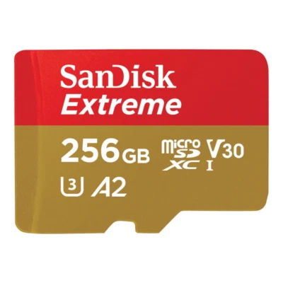 SanDisk Extreme - Flash-Speicherkarte (microSDXC-an-SD-Adapter inbegriffen) - Bild 1 von 2