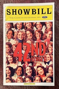 Playbill - 42nd Street, Ford Center, NYC, Aug 2003 - Top - Bild 1 von 7