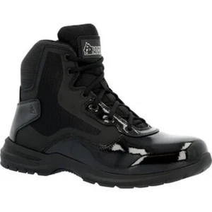 Bota de servicio público Rocky Cadet 6" negra con cremallera lateral RKD0105 - Imagen 1 de 4