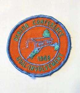Senior Conference 1966 Goal: Involvement Covered Bridge Patch - Picture 1 of 1