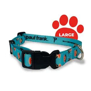 Perri's Hundehalsband Paul Frank Affe blau verstellbar Neu mit Etikett Large - Bild 1 von 4