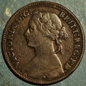 Great Britain Farthing 1880 KM# 753 - Picture 1 of 2