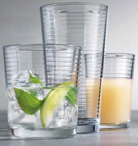 Set Of 18 Drinking Glasses Includes 617 Oz. Highball Glasses 613 Oz. Rock Glasse - Picture 1 of 7