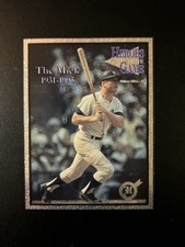 Mickey Mantle New York Yankees Heroes of the Game Platinum Black Border HOG