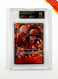 One Piece BGS 10 Monkey D Luffy #ST10006 Regional Top 8 Prize Promo 2022-24 - Imagen 1 de 4