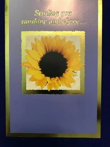 Renaissance Cheer Greeting Card "Sending you sunshine and cheer...." ) NEW (A33) - Picture 1 of 3