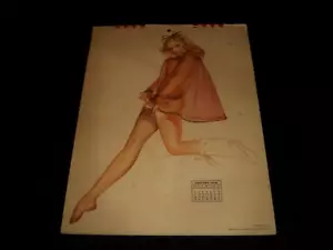 1948 Esquire Girl Full Year 12 Months Pinup Girl Calendar Artist Petty – Rare - Picture 1 of 7
