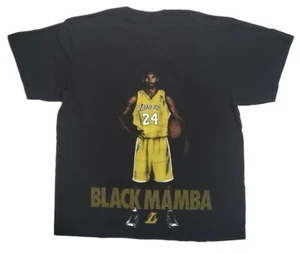 *RARE* Kobe Bryant BLACK MAMBA Unk ORL 12 Black T-Shirt Size XXL 2XL NBA Tee - Picture 1 of 24