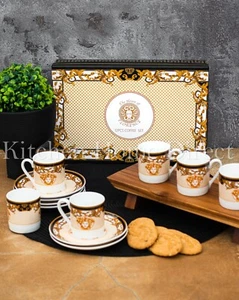 Elevate Your Coffee Ritual: Luxurious style 12-Piece Espresso Cup and Saucer Set - Picture 1 of 5