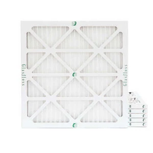 Glasfloss ZL 22x22x1 MERV 10 (FPR 7) Pleated Furnace Air Filters. 6 Pack - Picture 1 of 6