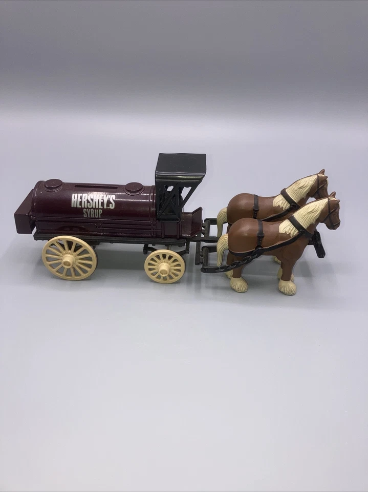Ertl Hershey’s Syrup Bank Horse Drawn Wagon - Image 1 of 4