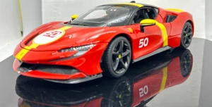 BBURAGO 16021R FERRARI SF90 STRADALE ASSETTO FIORANO LEMANS LIVERY #50 1:18 - Picture 1 of 15