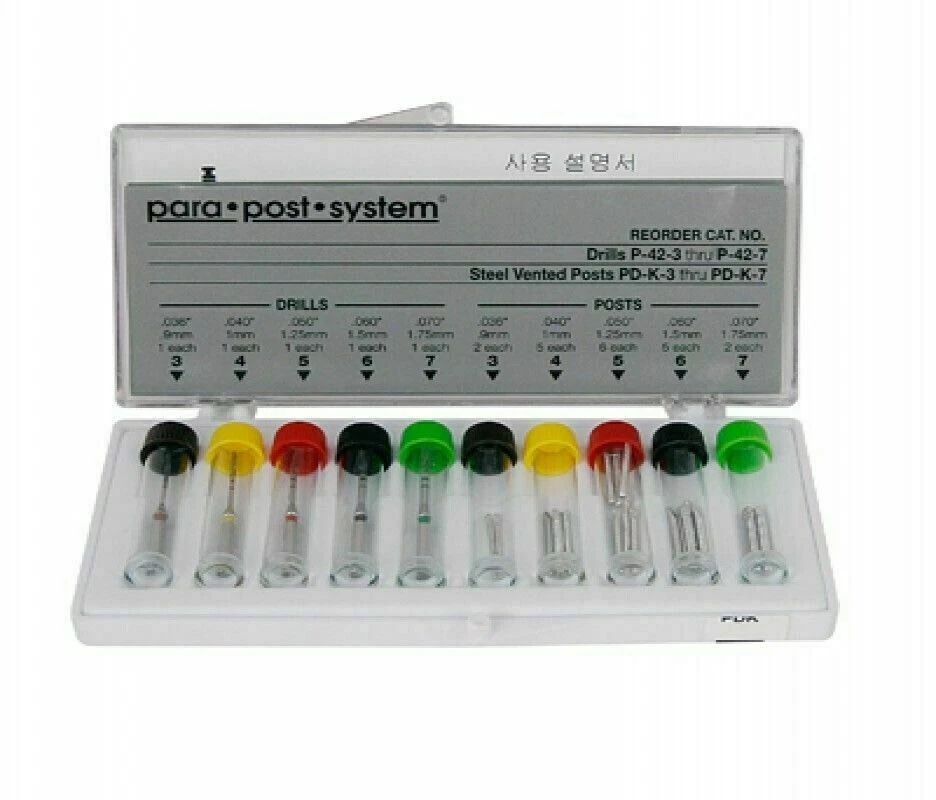 Coltene Para Post One Office Visit Dental Technique Starter Kit II Free II Ship