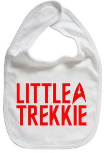 Babero Star Trek "Little Trekkie" Divertido Bebé Niño Niña Regalo - Imagen 1 de 6