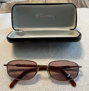 RARE Vintage Cadillac DeVille Bronze Sunglasses - Picture 1 of 5