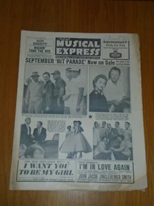 NME #503 1956 AUGUST 31 BING CROSBY MEL TORME BILLY DANIELS CYRIL STAPLETON - Bild 1 von 1