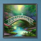 #F 5D DIY Full Round Drill Diamond Painting Arch Bridge Home Decoration (B6663)