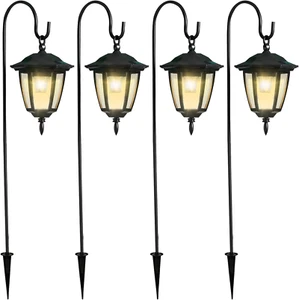 4 Pack Solar Hanging Lights Outdoor, Solar Powered Garden Decorative Lanterns wi - Picture 1 of 9