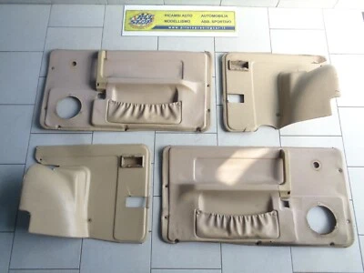 KIT 4 PANNELLI PORTA + POSTERIORI AUTOBIANCHI A112 ABARTH - BEIGE - ORIGINALI - Immagine 1 di 4