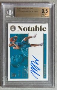 2019-20 Panini Encased #172 PJ Washington GOLD #/10 BGS 9.5 Auto 10 Mavericks - Picture 1 of 2