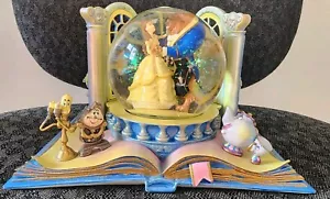 **RARE** Beauty & the Beast Snow Water Globe 2013 Wonders Within Tale Old Time - Picture 1 of 7