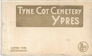TYNE COT CEMETERY AND MEMORIAL YPRES BOOKLET OF SIX UNUSED REF 5462 - Picture 1 of 2