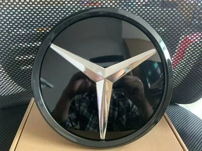 Front Grille Emblem Star Mirror Fit For Mercedes-Benz W205 W212 A C E R CLA GLK Foto 1 de 4