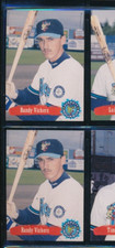 Lot (2) 1995 Multi-Ad #29 Randy Vickers Everett AquaSox Player Lot (FN6) SWSW6