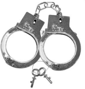 Polizei Handschellen Karneval neu und ungebraucht - Bild 1 von 3
